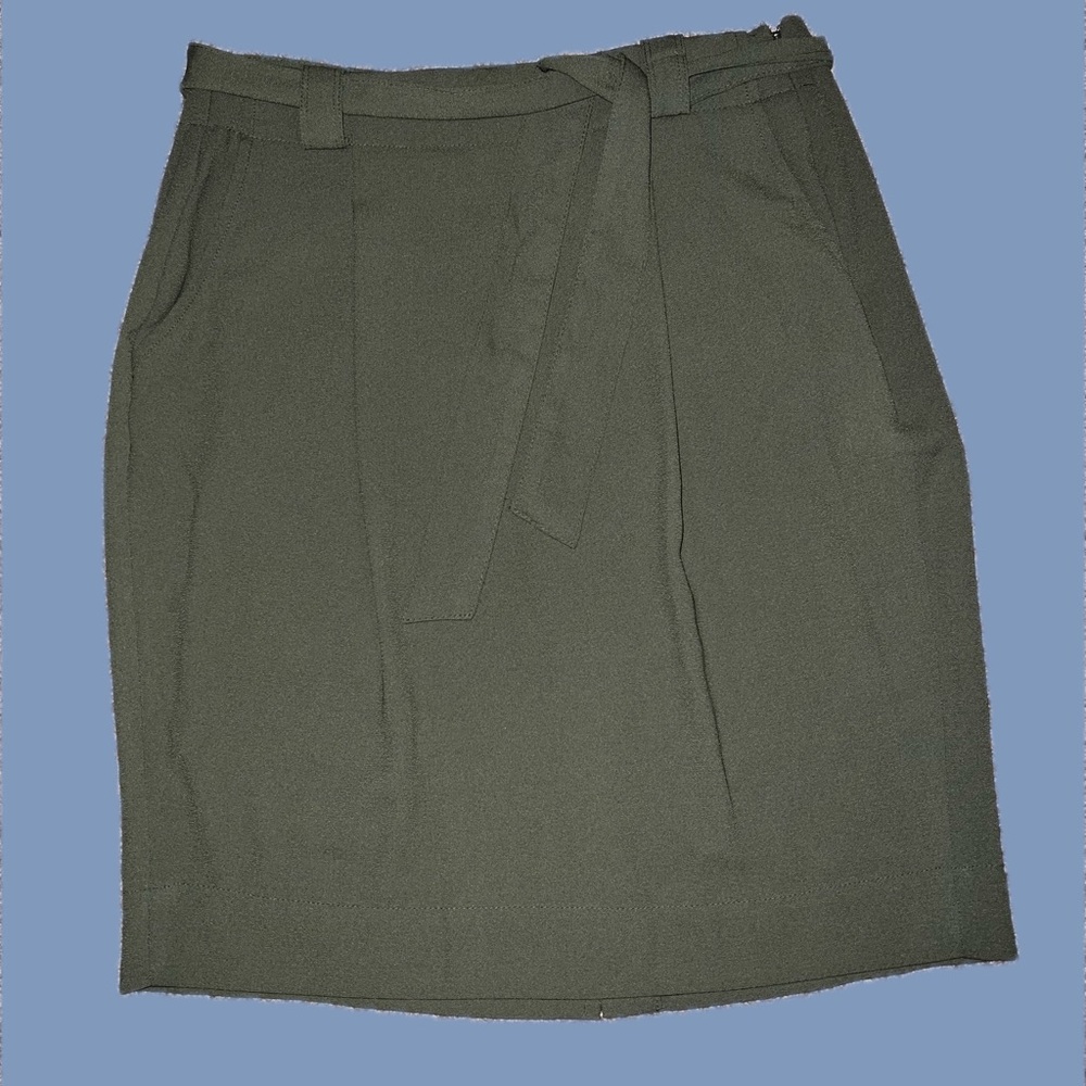 Liz Claiborne Olive Pencil Skirt